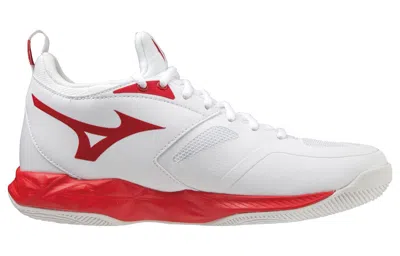 Mizuno Wave Dimension 'white Red'