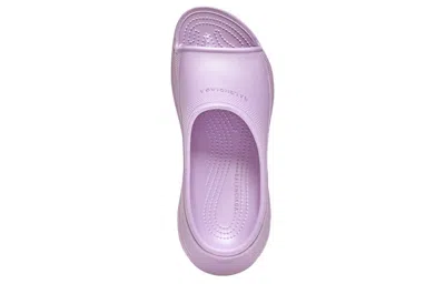 Balenciaga Purple Crocs Edition Pool Slides In Purple