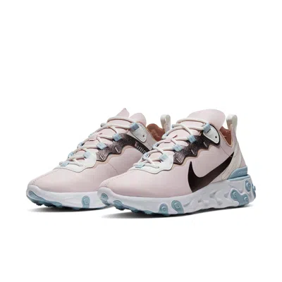Nike (wmns)  React Element 55 Se 'barely Rose' In Blue