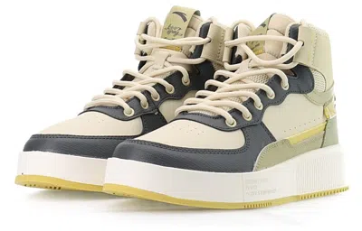 Anta Life Series Sneakers Platform High 'beige Grey' In Multi