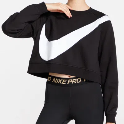 Nike (wmns)  Sportswear Swoosh Large Round Neck Black