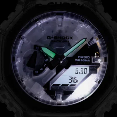 Casio G-shock Digital-analog 'clear' In Metallic