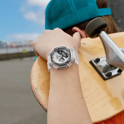 Casio G-shock Digital-analog 'clear' In Metallic