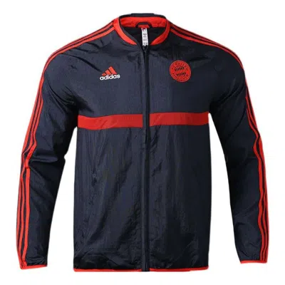 Adidas Originals Adidas Fc Bayern Icons Woven Jacket 'night Navy Active ...