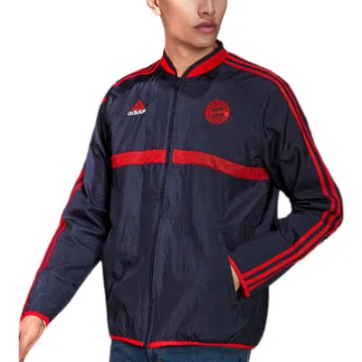 Adidas Originals Adidas Fc Bayern Icons Woven Jacket 'night Navy Active ...