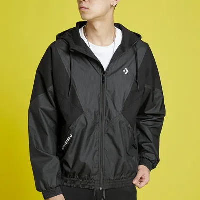 Converse Archive Track Jacket 'black' In Blue