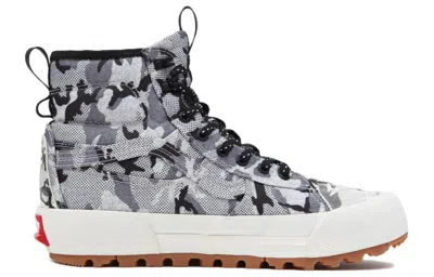 Vans High-top Lace-up Sneakers Waffle Sole In Gray