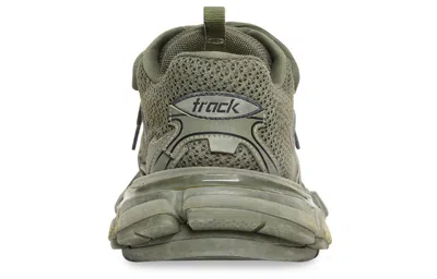 Balenciaga Track 3 Sneakers In Kaki Black