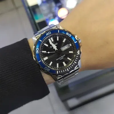 Casio Analog 'silver Blue'