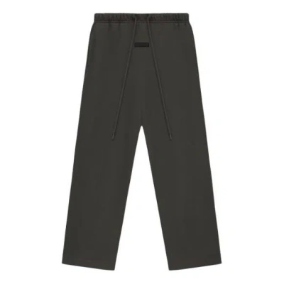 Essentials Fear Of God  Ss24 Relaxed Pants 'ink' In Black