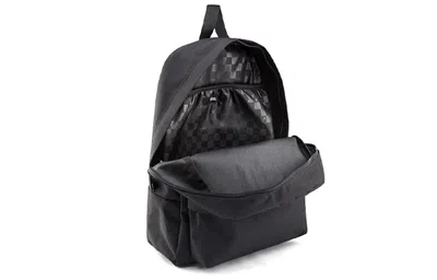 Vans Classics Logo Backpack 'black Red White'