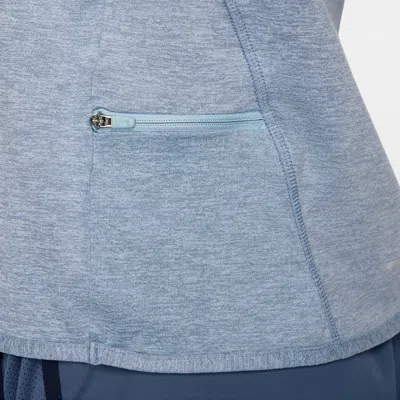 Nike (wmns)  Dri-fit Swift Element Uv 1/4-zip Running Top 'light Armory Blue'