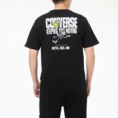 Converse Keep Moving Short Sleeve T-shirt 'black'