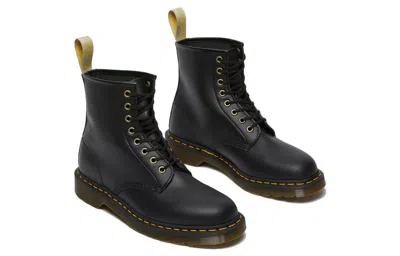 Dr. Martens Crewson Nubuck Leather Casual Boots Size 13.0 In Black