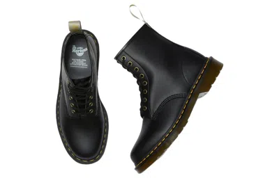 Dr. Martens Crewson Nubuck Leather Casual Boots Size 13.0 In Black