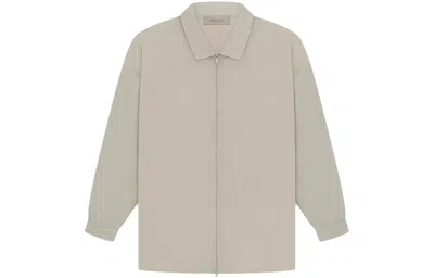 Essentials Fear Of God  Drop2 Ss23 Ls Barn Jacket 'sand' In Neutral