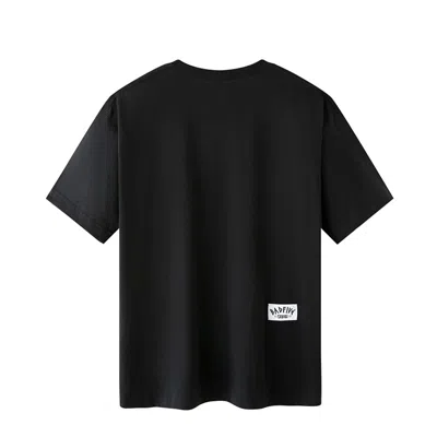 Li-ning Badfive Graphic T-shirt 'black Blue'