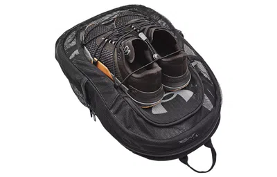 Under Armour Hustle Mesh Backpack In Black