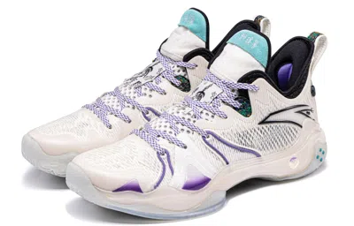 Anta X Courtman Shock Wave 4 Pro 'white Purple Black'
