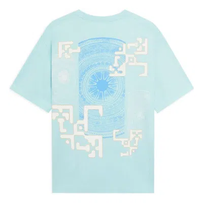 Li-ning Geometry Graphic T-shirt 'light Blue'
