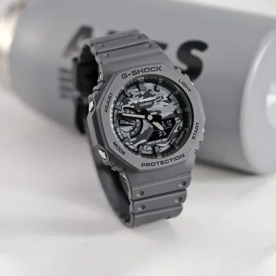 Casio G-shock Analog-digital 'grey' In Gray