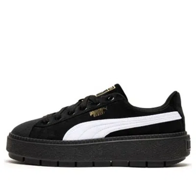 Puma (wmns)  Platform Trace V Black/white In Animal Print