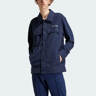 Adidas Originals Adidas Premium Os Jacket Asia Sizing 'navy' In Blue