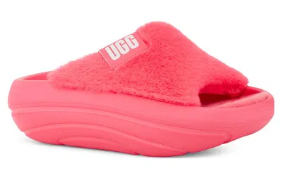 Ugg (wmns)  Foamo Plush Slide 'super Coral' In Pink