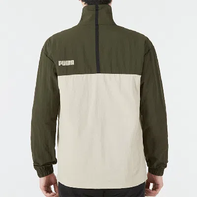 Puma Windbreaker Jacket 'green' In Multi