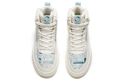 Anta X Snoopy Skateboarding Series Sneakers 'white Light Blue'