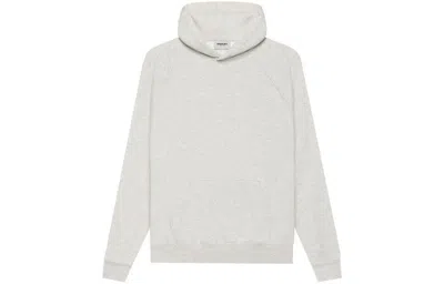 Essentials Fear Of God  Ss21 Pullover Hoodie 'light Heather Oatmeal' In Neutral