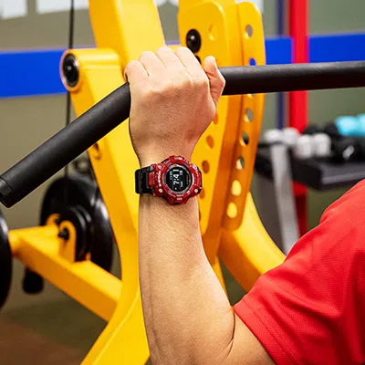 Casio G-shock Digital 'red' In Black