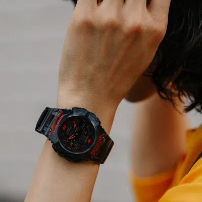 Casio G-shock Analog-digital 'black Red'