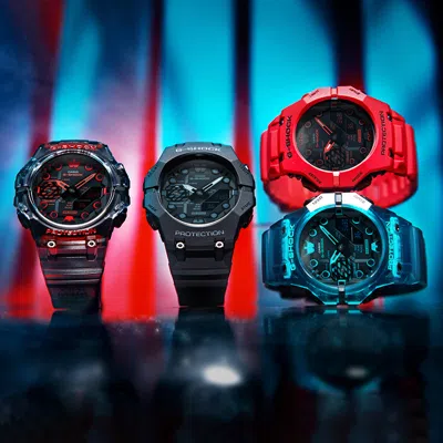 Casio G-shock Analog-digital 'black Red'