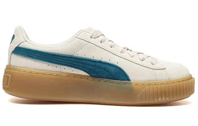 Puma (wmns)  Suede Platform Core Grey/blue/gum In Neutral