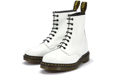 Dr. Martens 1460 Pascal Classic 8 High Top Martin Boots Unisex White In White