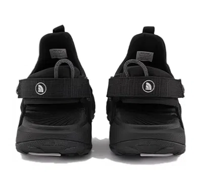 The North Face Explore Touch-strap Drawstring Sandals In Black