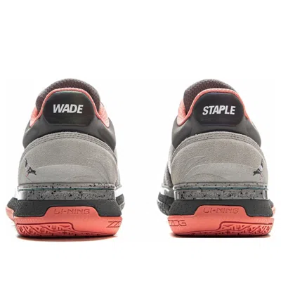 Li-ning X Staples Way Of Wade 1 Low 'grey Pigeon' In Multi