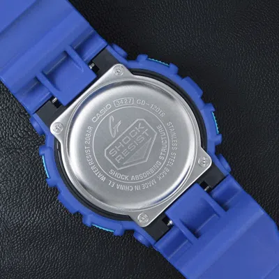 Casio G-shock Digital 'blue' In Black