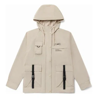 Vans (wmns)  Cargo Multiple Pockets Hooded Jacket In Neutral