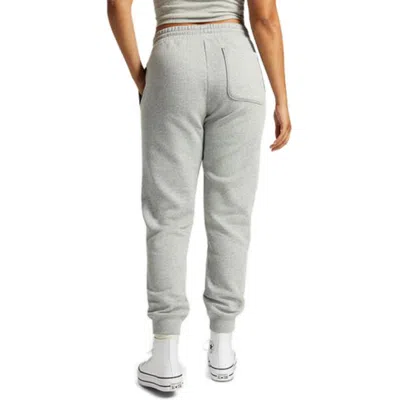 Converse Go-to All Star Patch Standard-fit Fleece Sweatpants 'grey' In Gray