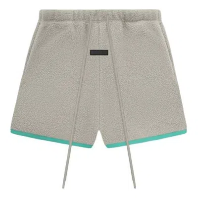 Essentials Fear Of God  Ss24 Polar Fleece Shorts 'seal'