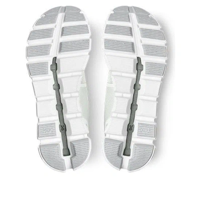 On Women's Cloud 5 Running Shoes In Ice/white In Green