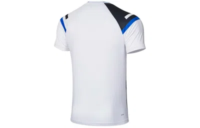 Li-ning Badminton Training T-shirt 'white Black' In Multi