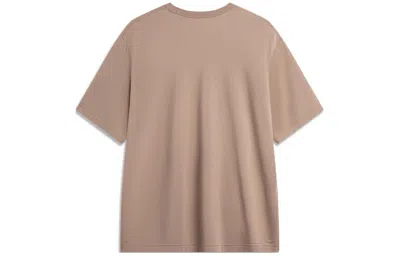 Li-ning Wave Graphic T-shirt 'brown' In Neutral