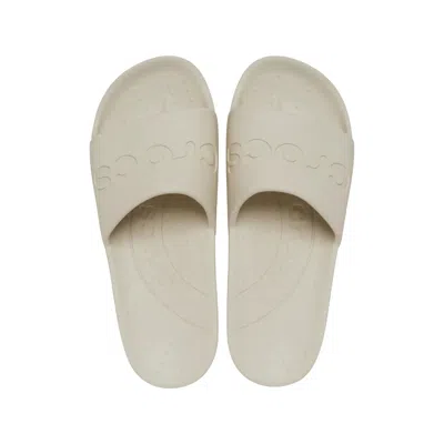 Crocs Slides Unisex Bone 43 In Neutral