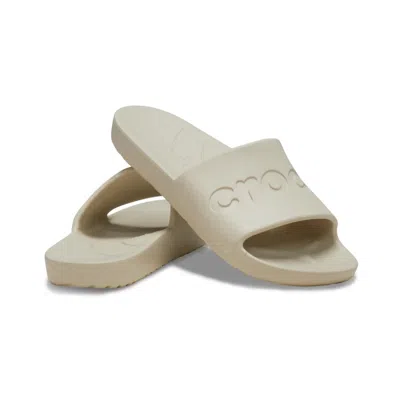 Crocs Slides Unisex Bone 43 In Neutral
