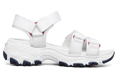 Skechers (wmns)  D'lites Slipper Gs White/blue/red