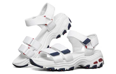 Skechers (wmns)  D'lites Slipper Gs White/blue/red