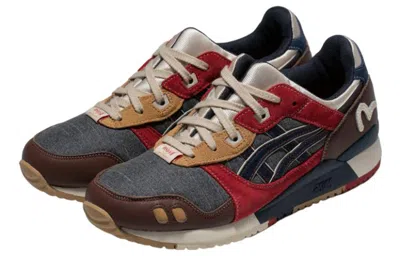 Asics Gel-lyte 3 X Evisu 'red Grey Brown' In Multi